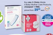 Clicks Made 4 Baby Mother Care Products-Each