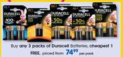 Duracell Batteries-Per Pack
