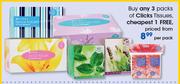 Clicks Tissues-Per Pack