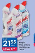 Harpic White & Shine Toilet Cleaner-750ml Each