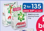 Ariel Automatic Washing Powder-2x3kg Per Offer