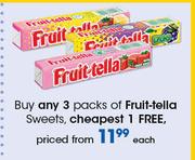 Fruit-Tella Sweets-Each
