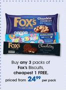 Fox's Biscuits-Per Pack 