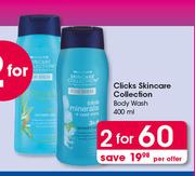Clicks Skincare Collection Body Wash-2 x 400ml
