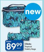 Clicks Tropical Toiletry Bags-Each
