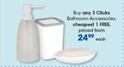 Clicks Bathroom Accessories-Each