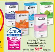 Clicks Essentials Products-Per Pack
