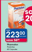 Pharmaton Pro Active 60 Capsules-Per Pack