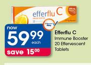 Efferflu C Immune Booster 20 Effervescent Tablets-Each