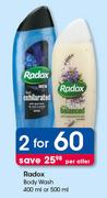 Radox Body Wash 400ml Or 500ml-For Any 2
