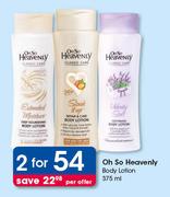 Oh So Heavenly Body Lotion-2 x 375ml
