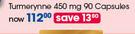 Flora Force Turmerynne 450 mg 90 Capsules-Per Pack