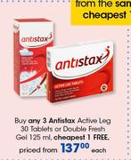 Antistax Active Leg 30 Tablets Or Double Fresh Gel-125ml Each