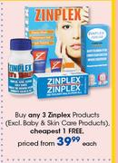 Zinplex Products(Excl.Baby & Skin Care Products)-Each