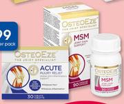 OsteoEze MSM 90 + 30 Capsules-Per Pack