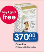 OsteoEze Platinum 30 Capsules-Per Offer