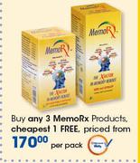 MemoRx Products-Per Pack