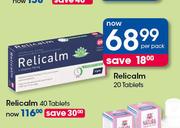 Relicalm 20 Tablets-Per Pack