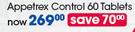 GNC Total Lean Appetrex Control-60 Tablets Per Pack
