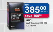 GNC AMP Creatine HCL-120 Tablets Per Pack