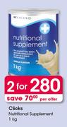 Clicks Nutritional Supplement-2 x 1Kg