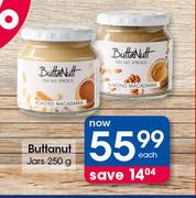 Buttanut Jars-250g Each