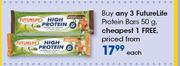 FutureLife Protein Bars-50g Each