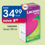 Lacson Syrup-150ml Each