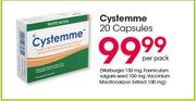 Cystemme 20 Capsules-Per Pack