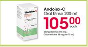 Andolex-C Oral Rinse-200ml Each
