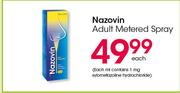 Nazovin Adult Metered Spray-Each