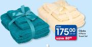 Clicks 6 Piece Towel Set-Per Set