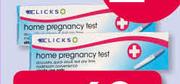 Clicks Home Pregnancy Double Test-For 2