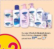 Purity & Elizabeth Anne's Baby Toiletries-Each