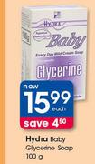 Hydra Baby Glycerine Soap-100g Each