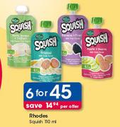 Rhodes Squish-6X110ml