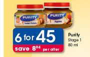 Purity Stage 1-6X80ml