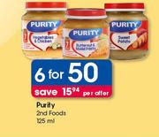 2Purity 2nd Foods-6X125ml