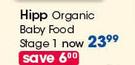 Hipp Organic Baby Food Stage 1-Each
