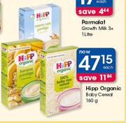2Hipp Organic Baby Cereal-160g Each