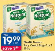 Nestle Nestum Stage 1 Or 2 Baby Cereal-250g Each