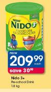 Nido 3+ Pre-School Drink 1.8Kg-Each