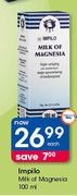 Impilo Milk Of Magnesia-100ml Each