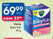 Vicks Baby Rub-90g Each