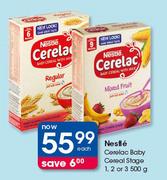 Nestle Cerelac Baby Cereal Stage 1, 2 Or 3-500g Each