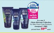 Clicks Skincare Collection For Men Face Care Products-Each