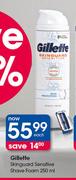 Gillette Skinguard Sensitive Shave Foam-250ml Each