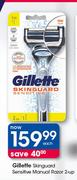 Gillette Skinguard Sensitive Manual Razor 2 Up-Each