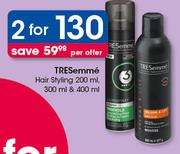 TRESemme Hair Styling 200ml,300ml & 400ml-For 2 Per Offer