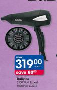 BaByliss 2100 Watt Expert Hairdryer D321E-Each